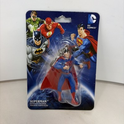 Superman Figurine Miniature Figure New in Package DC Comic Keychain