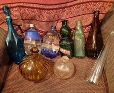 Selection Of Vintage Glass Bottles