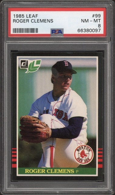 Roger Clemens 1985 Leaf Leaf