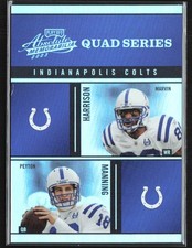 Manning Harrison Mungro James 2003 Playoff Absolute Memorabilia Quad Series