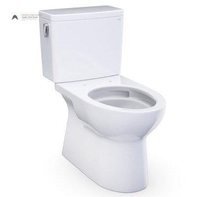 TOTO CST472CEFG#01 Glaston Two-Piece Elongated 1.28 GPF Toilet Cotton White