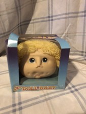 1984 The Original Doll Baby Vintage Doll Head BY Martha Nelson Blonde with Box