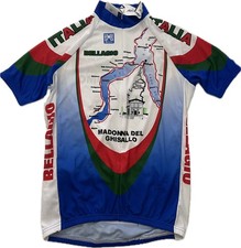 SMS Santini VINTAGE Cycling Jersey L Italy Tour Bellagio Lago Di Como Mens