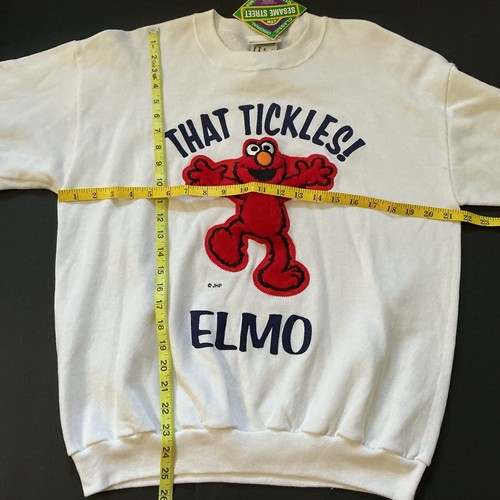 Vintage Sesame Street Sweatshirt That Tickles Elmo With Voice box XL NWT - Picture 11 of 11