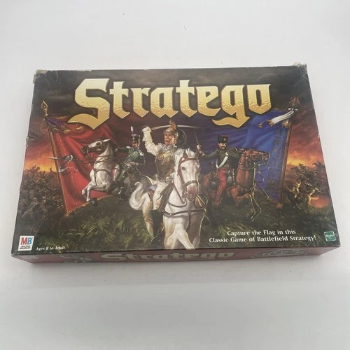 Stratego Board Game Capture the Flag 1999 Milton Bradley Vintage USA