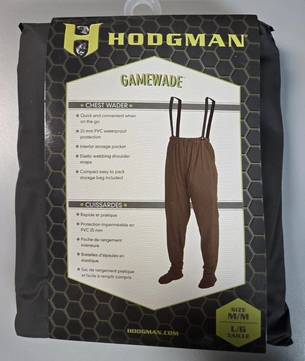 Hodgman Mens 11 Chest Waders Boot Brown Fishing Hunting Suspender Waterproof Hodgman Lakestream Comfort Plus Neoprene Waders - Brown w  main image 2