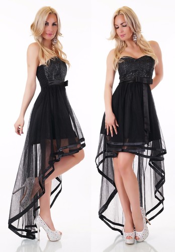 Atemberaubendes Kleid Mega Tüll Schleppe Satin Braut Brautjungfer Fest Ball - Bild 10 von 26