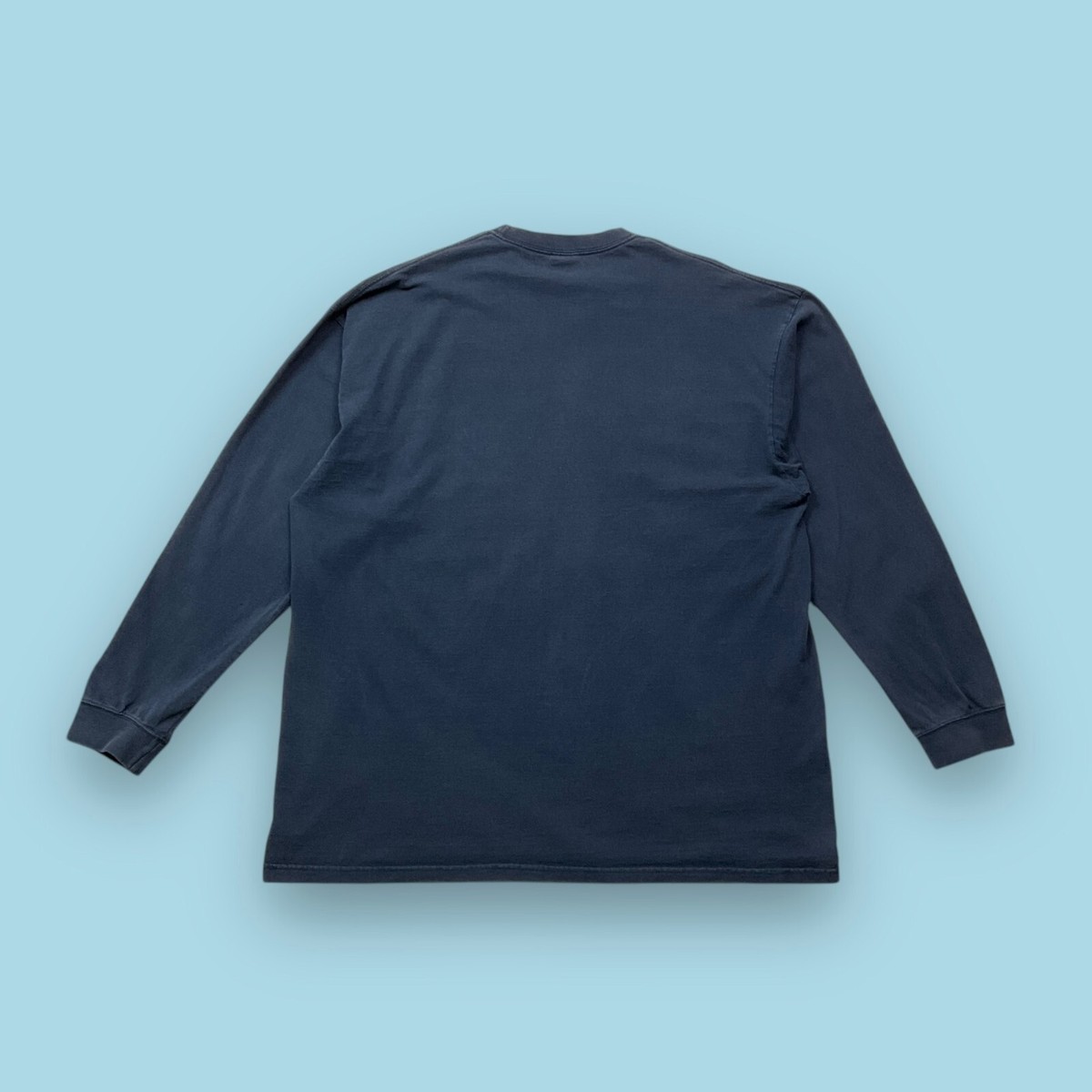Vintage BadBoy Long Sleeve T-Shirt Mens XXL Faded Navy 90s Vintage BadBoy Long Sleeve T-Shirt Mens XXL Faded Navy 90s