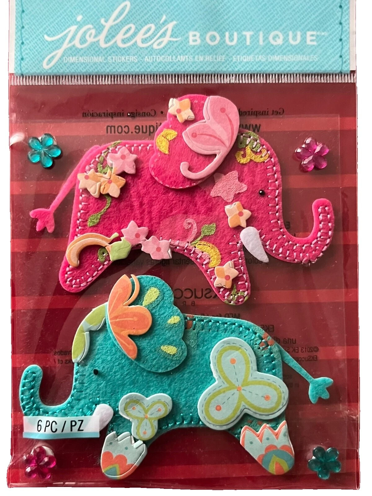 Jolee's Boutique dimensional Animales e insectos Pegatinas para colecciones de Recortes