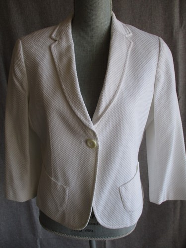 Fully Lined Classic Single Breasted Worthington Stretch jacket Blazer Size 10