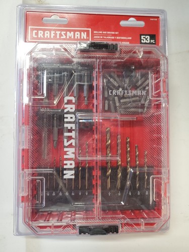 CRAFTSMAN Drill Driver 53 Piece Driver Bit Set - Screwdriving Bits CMAF1253
