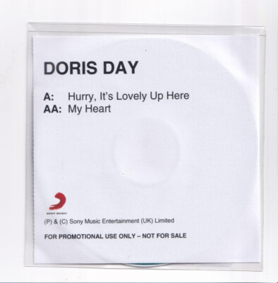 (LO738) Doris Day, Hurry It's Lovely Up Here / My Heart - 2011 DJ CD