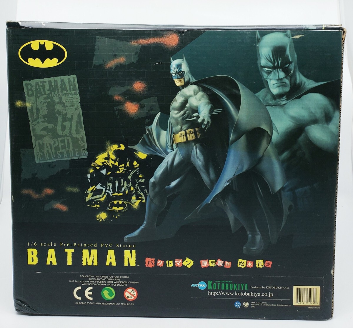 BATMAN 1/6 Scale PVC Statue - Kotobukiya - Grey & Blue BATMAN 1/6 Scale PVC Statue - Kotobukiya - Grey & Blue