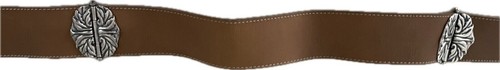 bottega veneta Engraved Leather Buckle Belt Runway Brown Size 36” - Picture 6 of 13