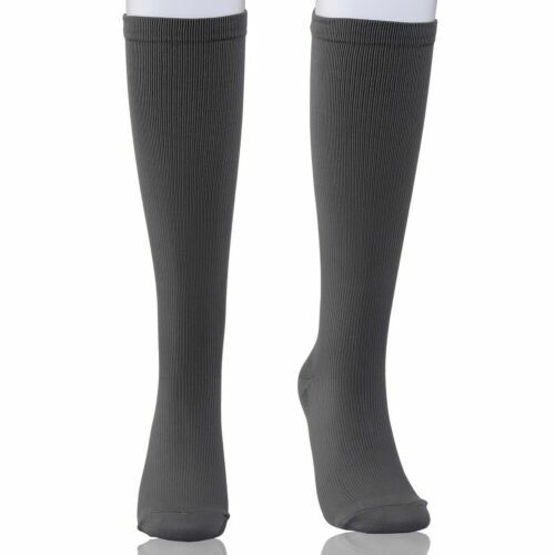 Cotton Long School Knee High Black White Navy Blue Socks Men Women Boys Girls - Picture 11 of 11