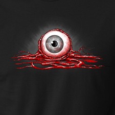 Halloween BLOODY EYE creepy horror zombie work office costume party eyeball