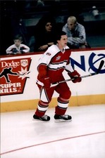 PF37 2001 Original Photo NHL HOCKEY ALL-STAR GAME HURRICANES DEF SANDIS OZOLINSH