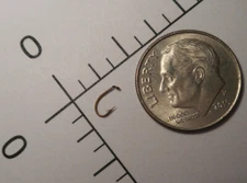 MUSTAD & SON #17 MICRO FLY TYING HOOKS HAMECONS RONDS FORGED BRONZED NORWAY 543H