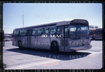 SCRTD. GM COACH BUS #5001. El Monte (CA). Original Slide 1968. D9.