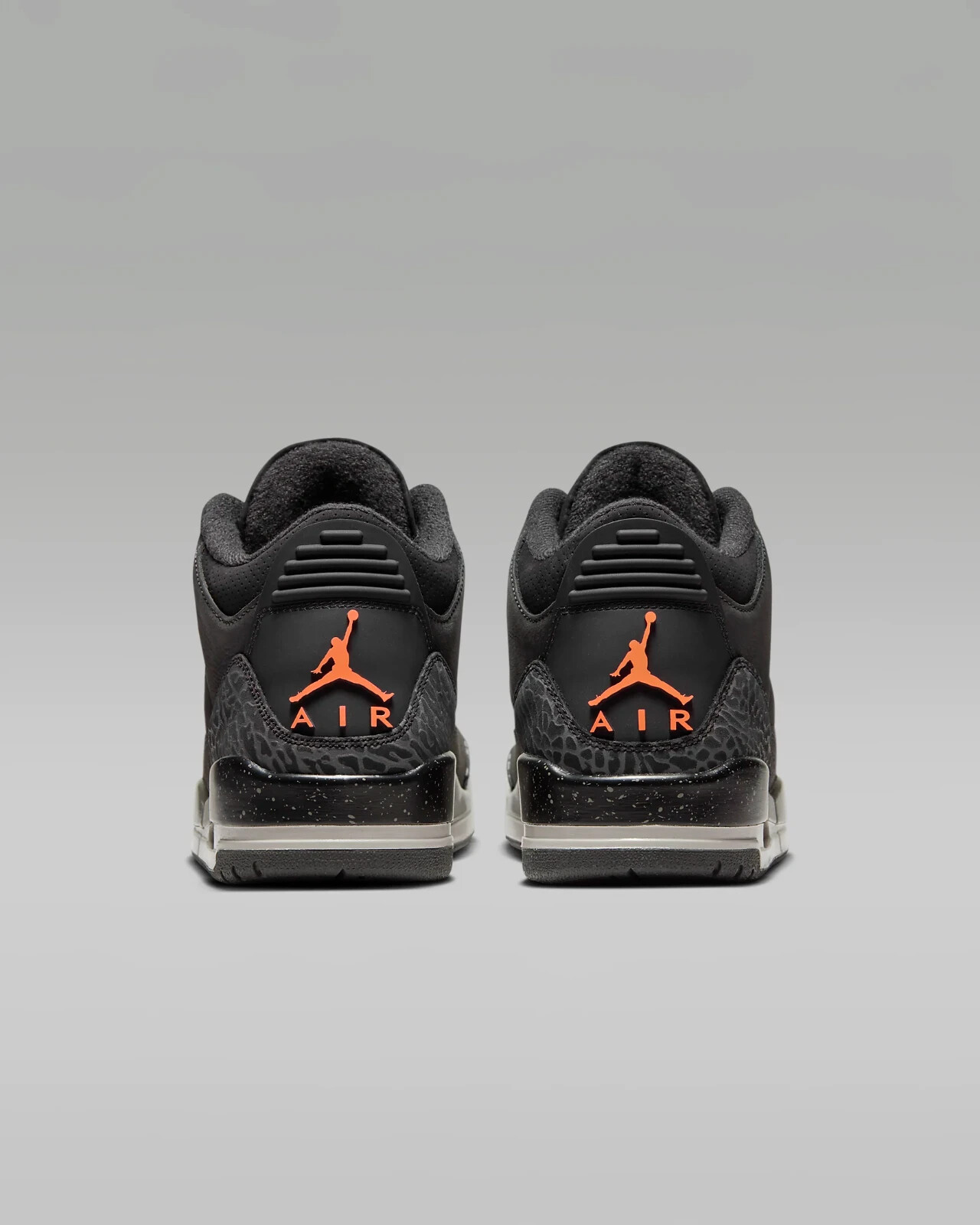 Air Jordan 3 US 13 Men's Black White Gray Orange Nike Retro Fear  CT8532 080 New thumbnail 20