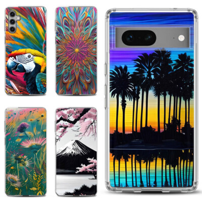 Phone Case for Google Pixel 6a,7,7a,7 Pro,8,8a,8 Pro Screen Protector p22