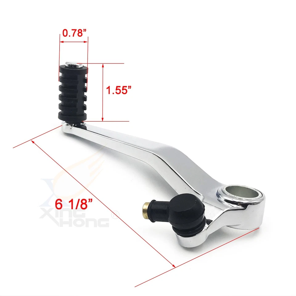 Хромированный рычаг переключения передач для Suzuki GSXR600 92-05 GSXR750 88-05 - Изображение 2 из 4