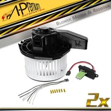 A-Premium HVAC Heater Blower Motor &Resistor Kit for Chevy Suburban Cadillac GMC