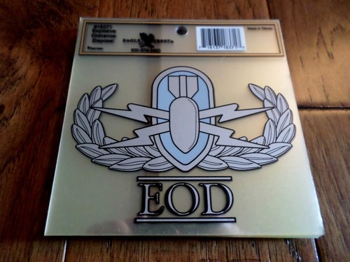 U.S ARMY EOD WINDOW DECAL STICKER EXPLOSIVE ORDNANCE DISPOSAL OFFICIAL PRODUCT - 第 2/4 張圖片