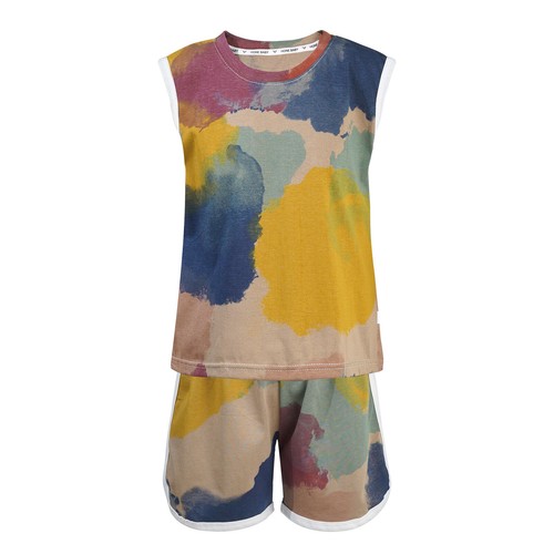 Round Neck Shorts Two Piece Vest, Tank , Sleeveless Clothing Sets Sportswear - 第 8/29 張圖片