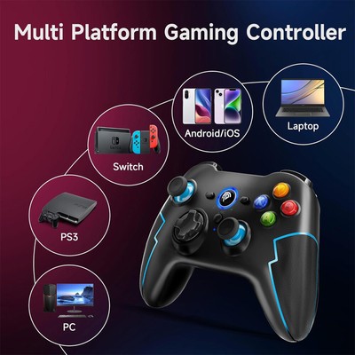 EasySMX Wireless PC Controller Game Controller PC Kabellos Bluetooth Gamepad DE