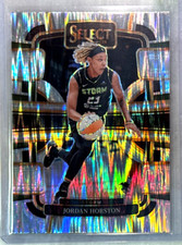 Jordan Horston 2024 Panini Select WNBA Silver Flash Prizm Card-#82 Seattle Storm