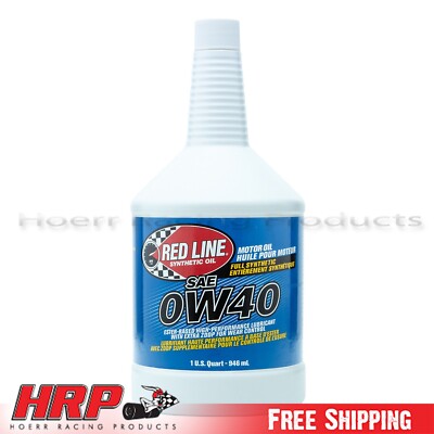 Red Line 11104 0W40 Motor Oil - 6 Quarts