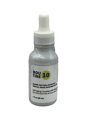 ROUTINE10 Super Peptide Booster+ Anti-Aging Complex with Vitamin A & E 1 oz.