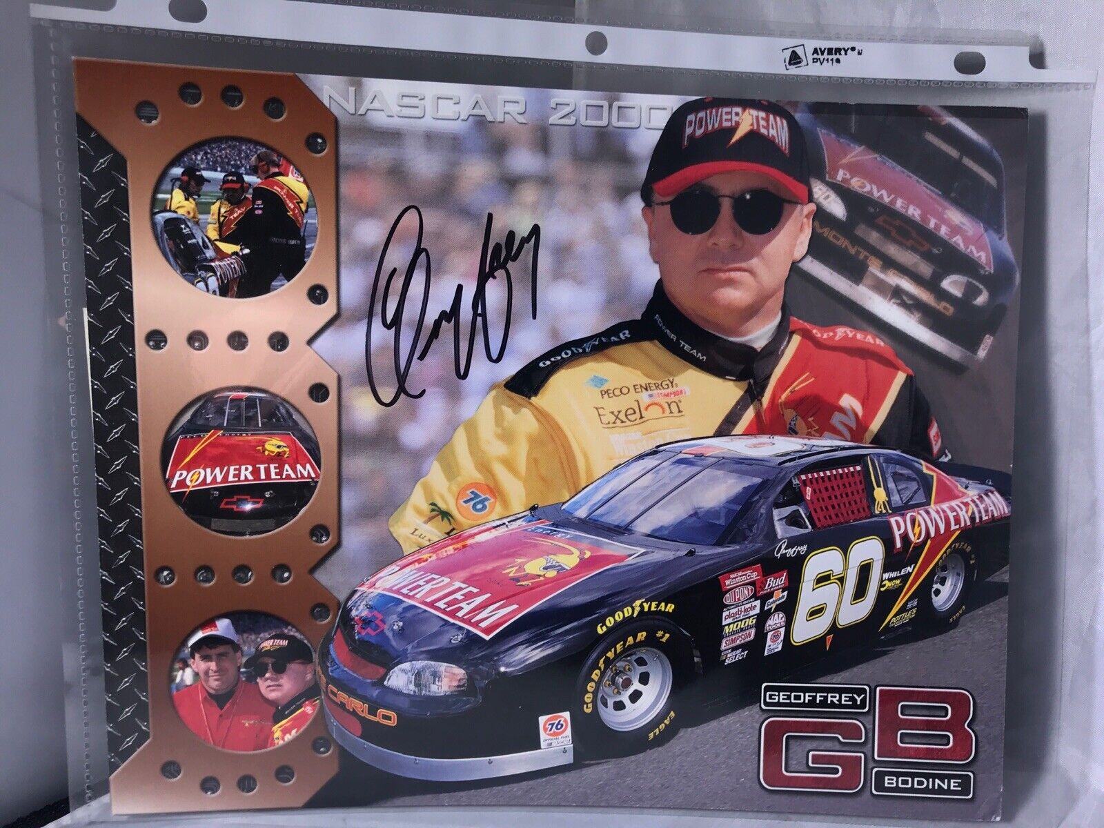 Geoffrey Bodine Signed Autographed 8x10 Promo Max 87% OFF Nascar Raci Truck In a popularity