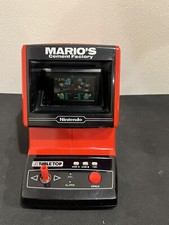 Nintendo Mario Cemento Fábrica Mesa Arcade Videojuego Sonido e Imagen FUNCIONA 👌
