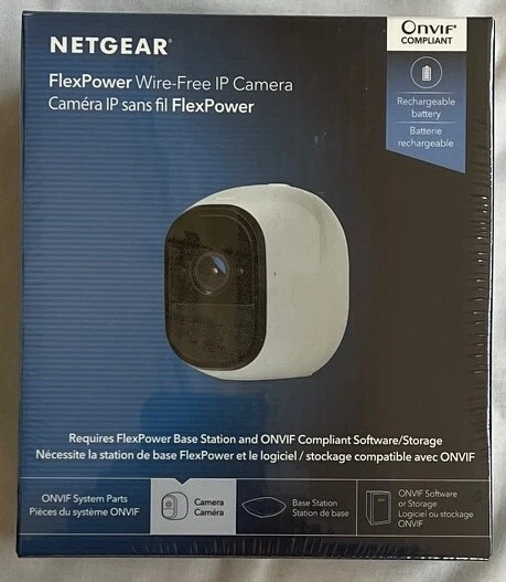 NEW SEALED Netgear Flexpower Wire-Free Onvif IP Cameras VNC4030-111PAS Battery - Image 2 of 4