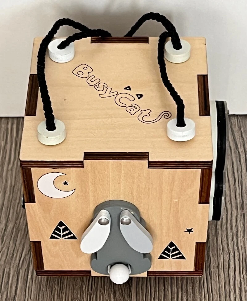 Wooden cube hotsell activity box