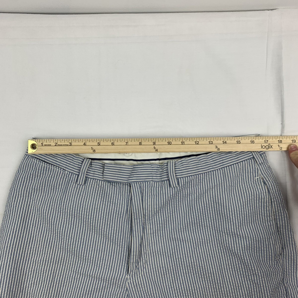 Vintage Polo Ralph Lauren Pants Adult 36 Blue White Stripes