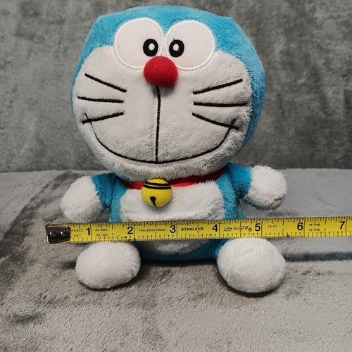 Doraemon 6" Japan Anime-Manga Blue Cat Plush Toy Sekiguchi Fujiko-Pro Viz Media - Picture 10 of 10