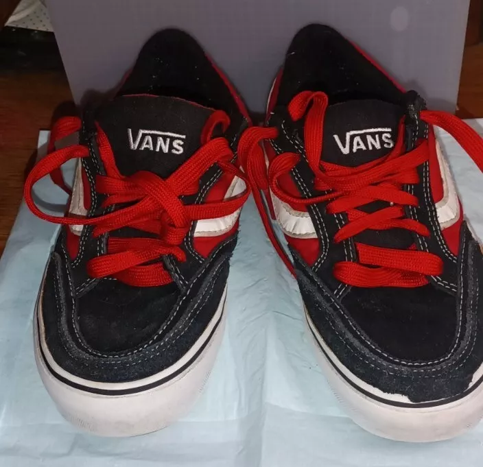 Vans Off The Wall Old Skool Vulcanized Holder Canvas Sneakers Boys