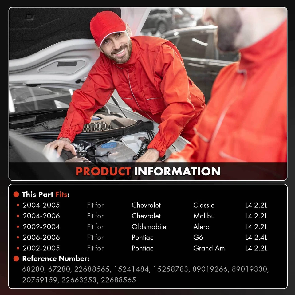 Compresor de aire acondicionado con embrague para Chevrolet Malibu Pontiac G6 Grand Am Olds 2,2 L 2,4 L Foto 3 de 4