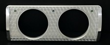 1940 Ford Car Dash Panel 2 Hole Engine Turned Billet Aluminum Insert