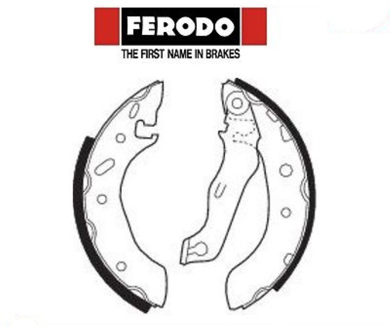 FSB543 Kit ganasce freno (FERODO)