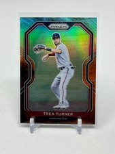 2021 Prizm Baseball Trea Turner Cosmic Haze Card #24