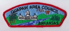 Quapaw Area Council AR Red Border Plastic Backing Pre-FDL CSP
