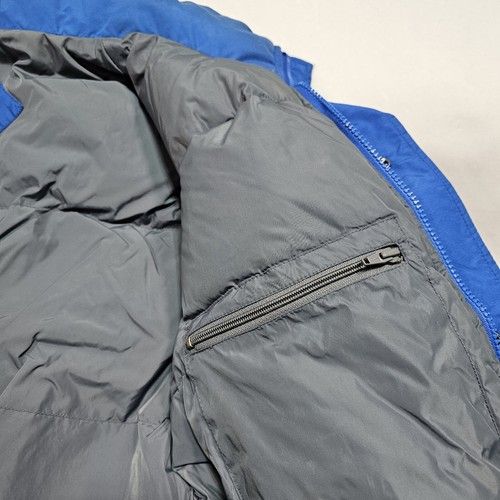 Vtg St Johns Bay Bomber Puffer Jacket Men Large 42 Down Feather Fill Snow Winter - Picture 11 of 17