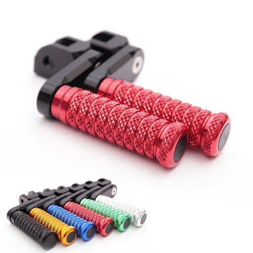 Clavijas delanteras extendidas POLE 1,5 pulgadas rojas para Ducati Monster 800/ie todo el año - Imagen 2 de 5