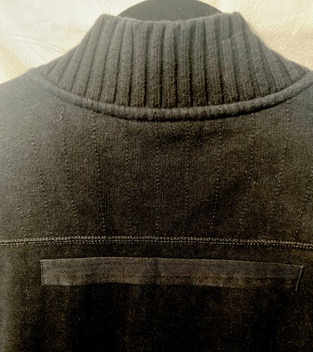 Calvin Klein Zip Up Black Jacket Chest Pockets Men's Large Long Sleeve - Picture 4 of 12