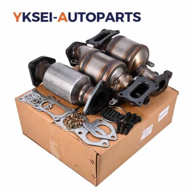 3 PCS Catalytic Converter For 2009-2019 Acura MDX RDX RL RLX TL TLX TSX 3.5/3.7L
