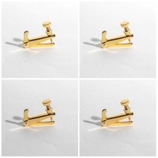 Violin Fine Tuners - Stainless Steel Adjusters Gold 4Pcs 1/2-1/4 Size